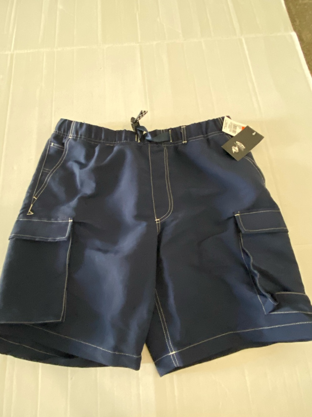 Vans Men's Navy Cargo Shorts Zion Wright Jupiter Belt Large NWT
